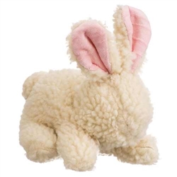 Spot Fleece Dog Toy Rabbit Natural 9 In
