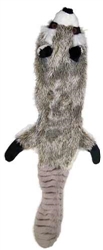 Skinneeez Forest Series Dog Toy Raccoon Gray Mini