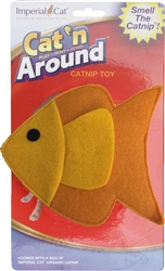 Cat N` Around Felt Fish Catnip Toy