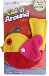 Cat N` Around Fleece Bird Catnip Toy