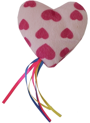 Cat N` Around Ribbon Heart Catnip Toy
