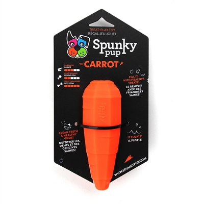 Spunky Pup Carrot Treat Play Toy