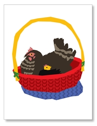 Chickens in Basket