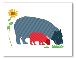 Two Hippos