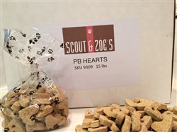 PB Hearts BULK Dog Treats (15 lbs)