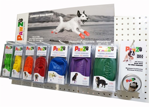 PawZ Dog Boots In-line Display Pack - with Header Card (31 Pc)