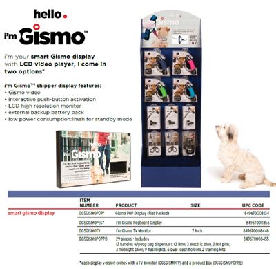 i'm Gismo Handles Display with 7" TV Monitor and 29 other access.