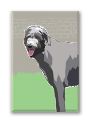 Irish Wolfhound - Fridge Magnet