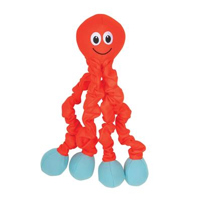Tender-Tuffs Tug - Stretchy Orange Octopus