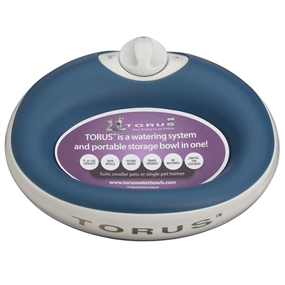 Blue Torus 1L Water Bowl for Pets