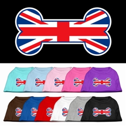 Bone Shaped United Kingdom (Union Jack) Flag Screen Shirt
