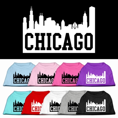 Chicago Skyline Screen Print Shirt