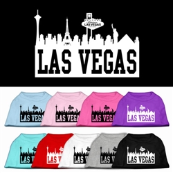 Las Vegas Skyline Screen Print Shirt