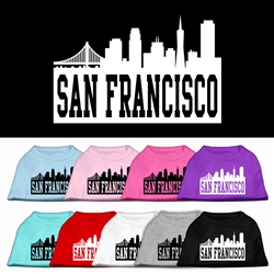 San Francisco Skyline Screen Print Shirt