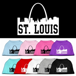 St Louis Skyline Screen Print Shirt