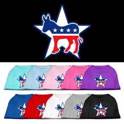 Democrat Screen Print Pet Shirt