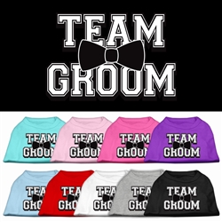 Team Groom Screen Print Shirts