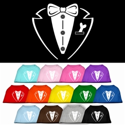Tuxedo Screen Print Shirt