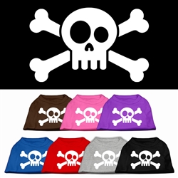 Skull Crossbone Screen Print Shirt