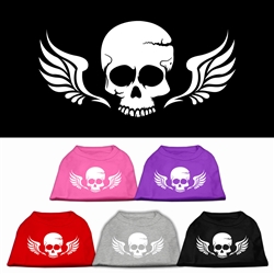 Skull Wings Screen Print Shirt