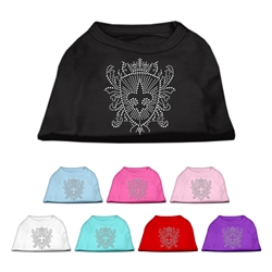 Rhinestone Fleur De Lis Shield Shirts