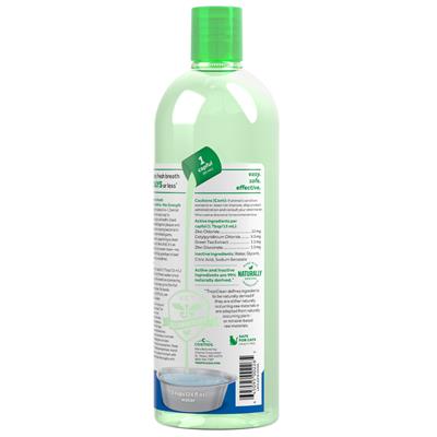 TropiClean Fresh Breath Max Strength Dental Water Additive for Dogs, 33.8oz