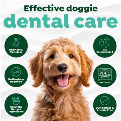 TropiClean Fresh Breath Max Strength Dental Water Additive for Dogs, 33.8oz