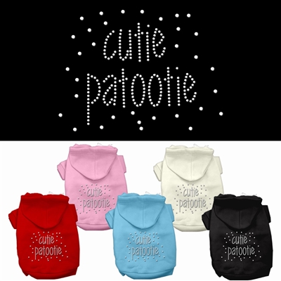 Cutie Patootie Rhinestone Hoodies