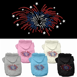 Fireworks Rhinestone Hoodie