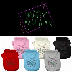 Happy New Year Rhinestone Hoodies
