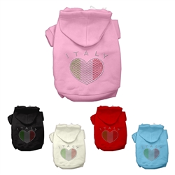 Italian Rhinestone Hoodies