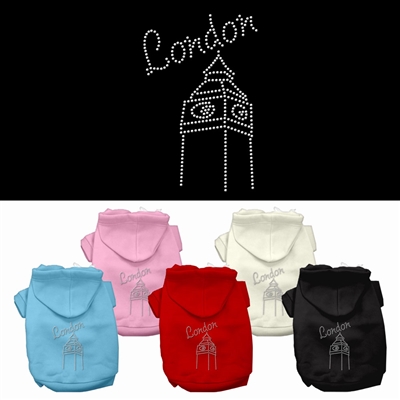 London Rhinestone Hoodies