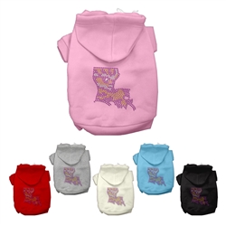 Louisiana Rhinestone Hoodie