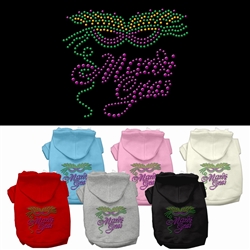 Mardi Gras Rhinestud Hoodies