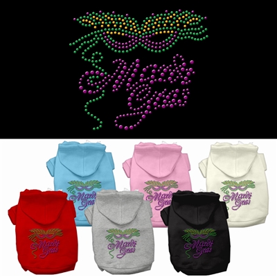 Mardi Gras Rhinestud Hoodies