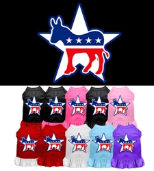 Democrat Screen Print Dress