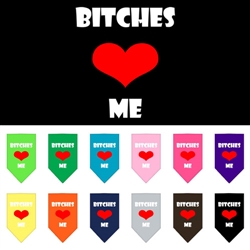 Bitches Love Me Screen Print Bandana