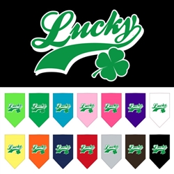 Lucky Swoosh Screen Print Bandana