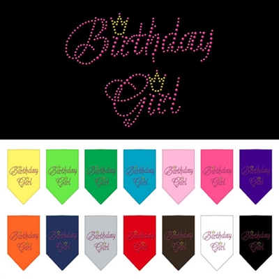 Birthday Girl Rhinestone Bandana