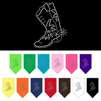 Boot Rhinestone Bandana