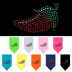 Chili Pepper Rhinestone Bandana