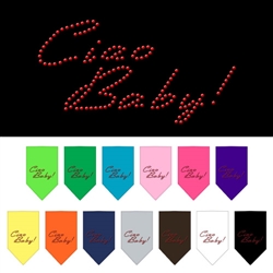 Ciao Baby Rhinestone Bandana