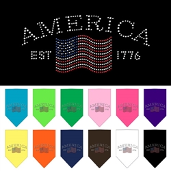 Classic American Rhinestone Bandana