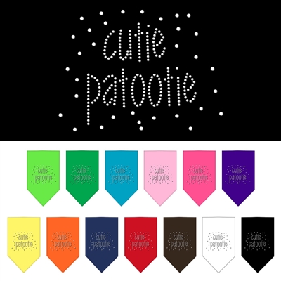 Cutie Patootie Rhinestone Bandana