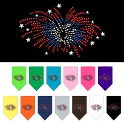 Fireworks Rhinestone Bandana