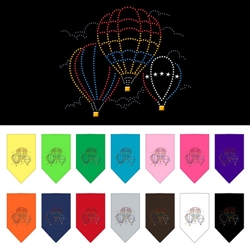 Hot Air Balloons Rhinestone Bandana