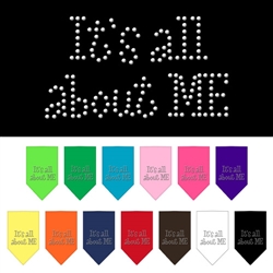 Its All About Me Rhinestone Bandana