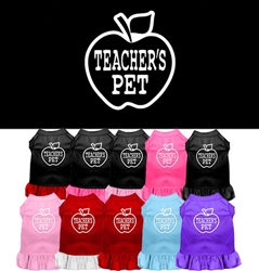 Teachers Pet Screen Print Dress