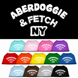 "Aberdoggie and Fetch" NY Screenprint Shirts