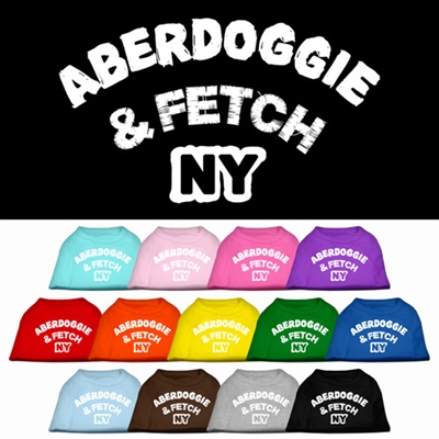 "Aberdoggie and Fetch" NY Screenprint Shirts